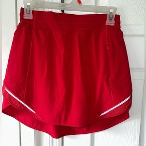 Lululemon hotty hot high rise skirt